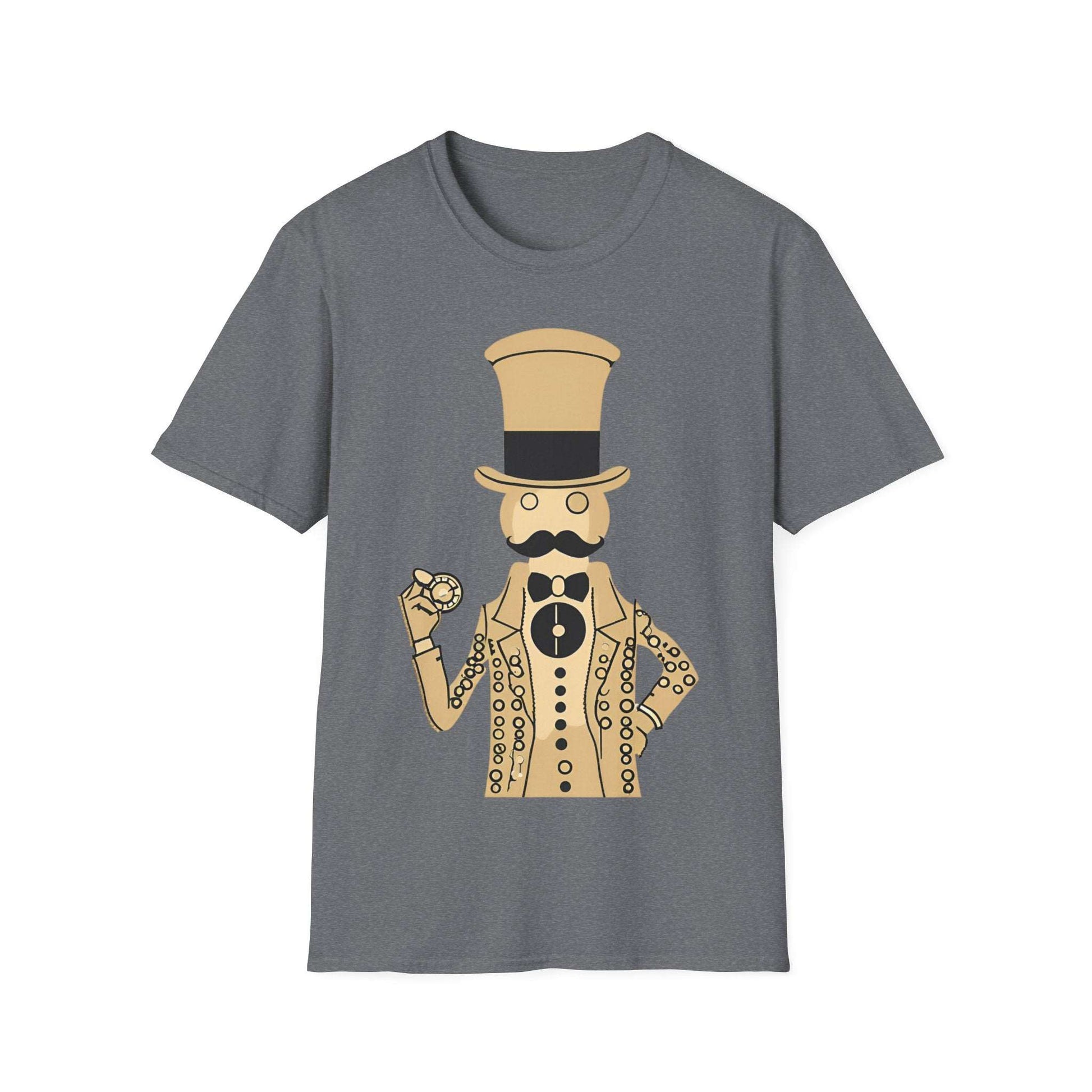 Monopoly Inspired Steampunk | Dice and Thread | Unisex Soft-Style T-Shirt