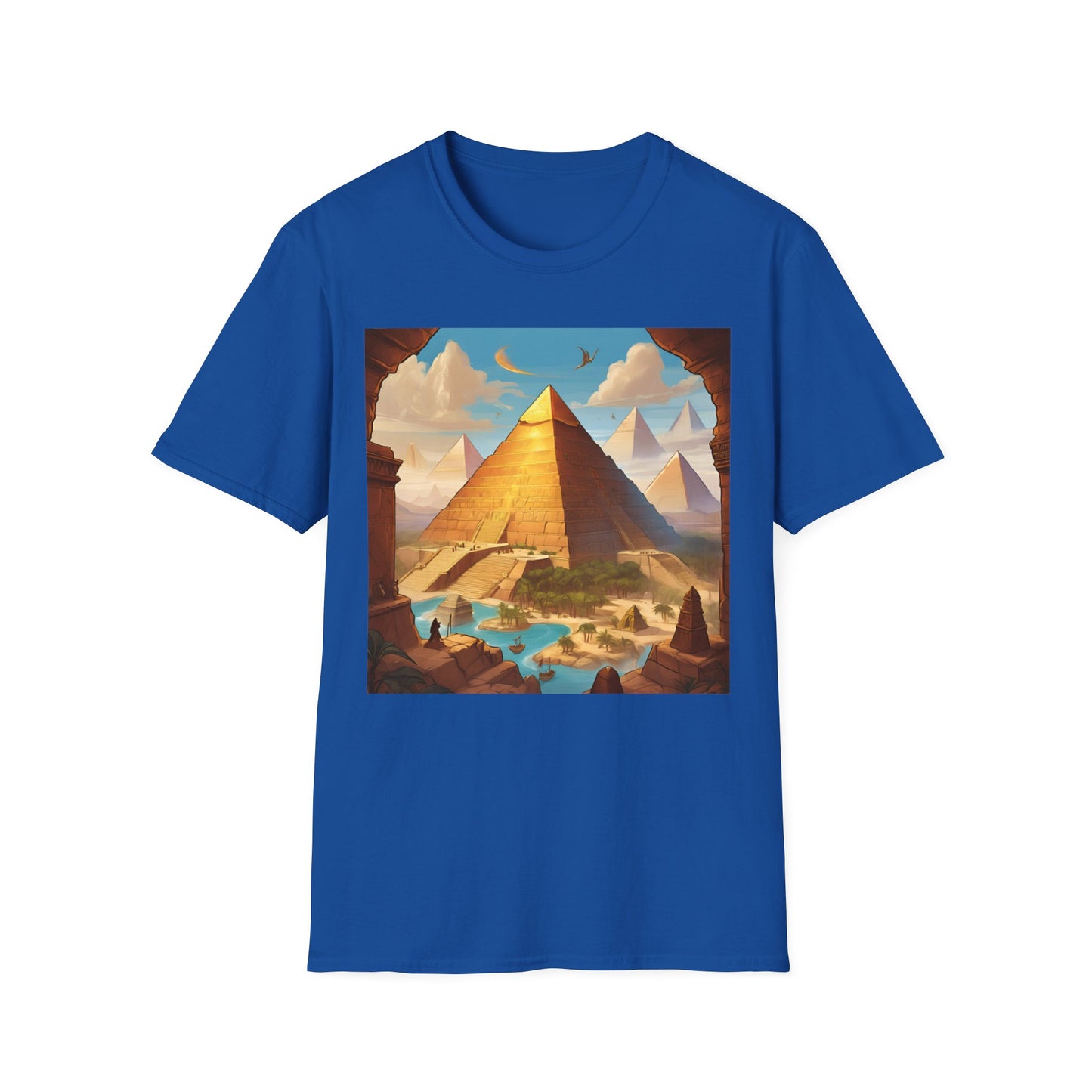 Seven Wonders Pyramid | Dice and Thread | Seven Wonders Retro T-Shirt