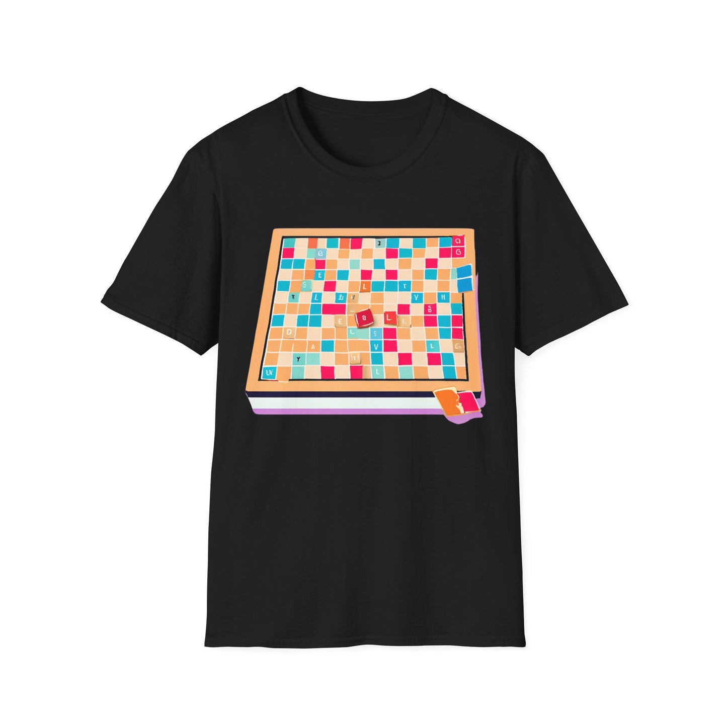 Scrabble Inspired | Dice and Thread | Printed Graphic T-Shirt Board Game