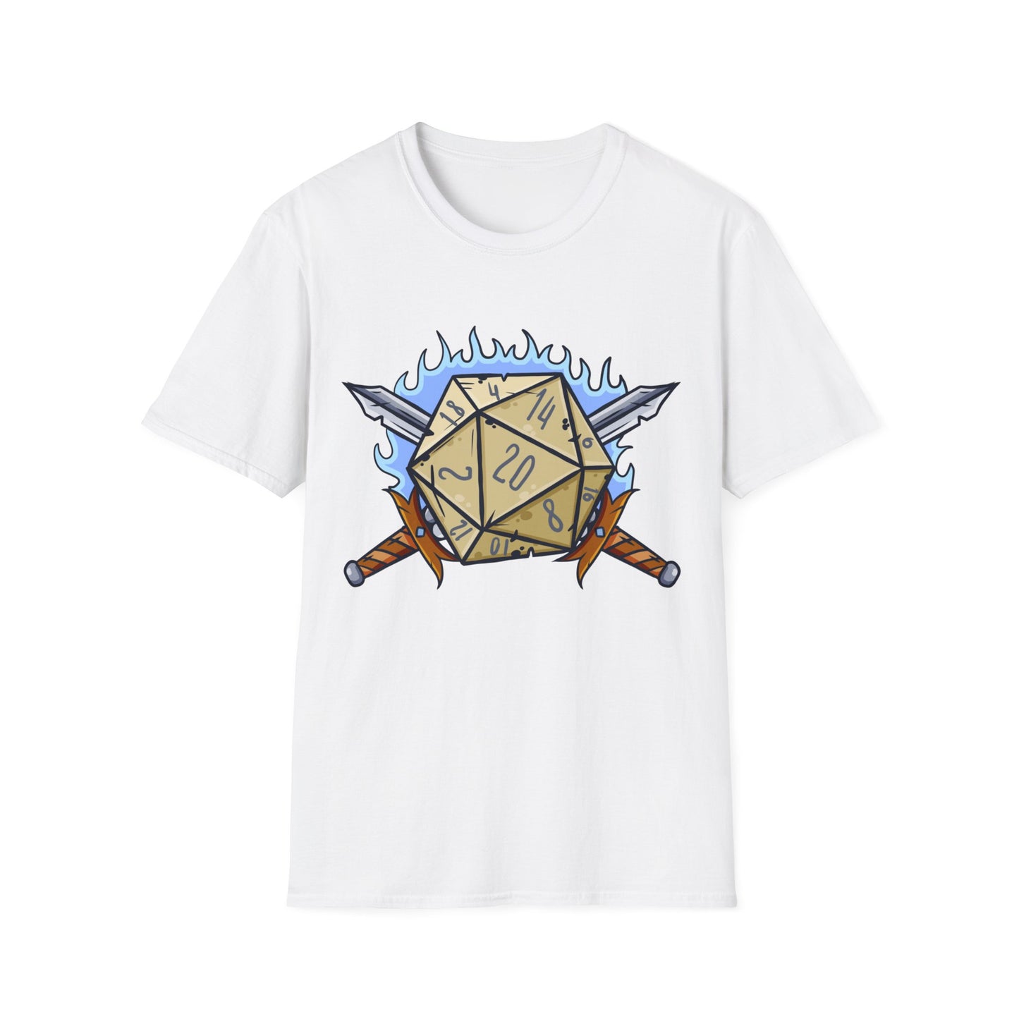 D20 Sword DnD  | Dice and Thread  | Unisex T-Shirt