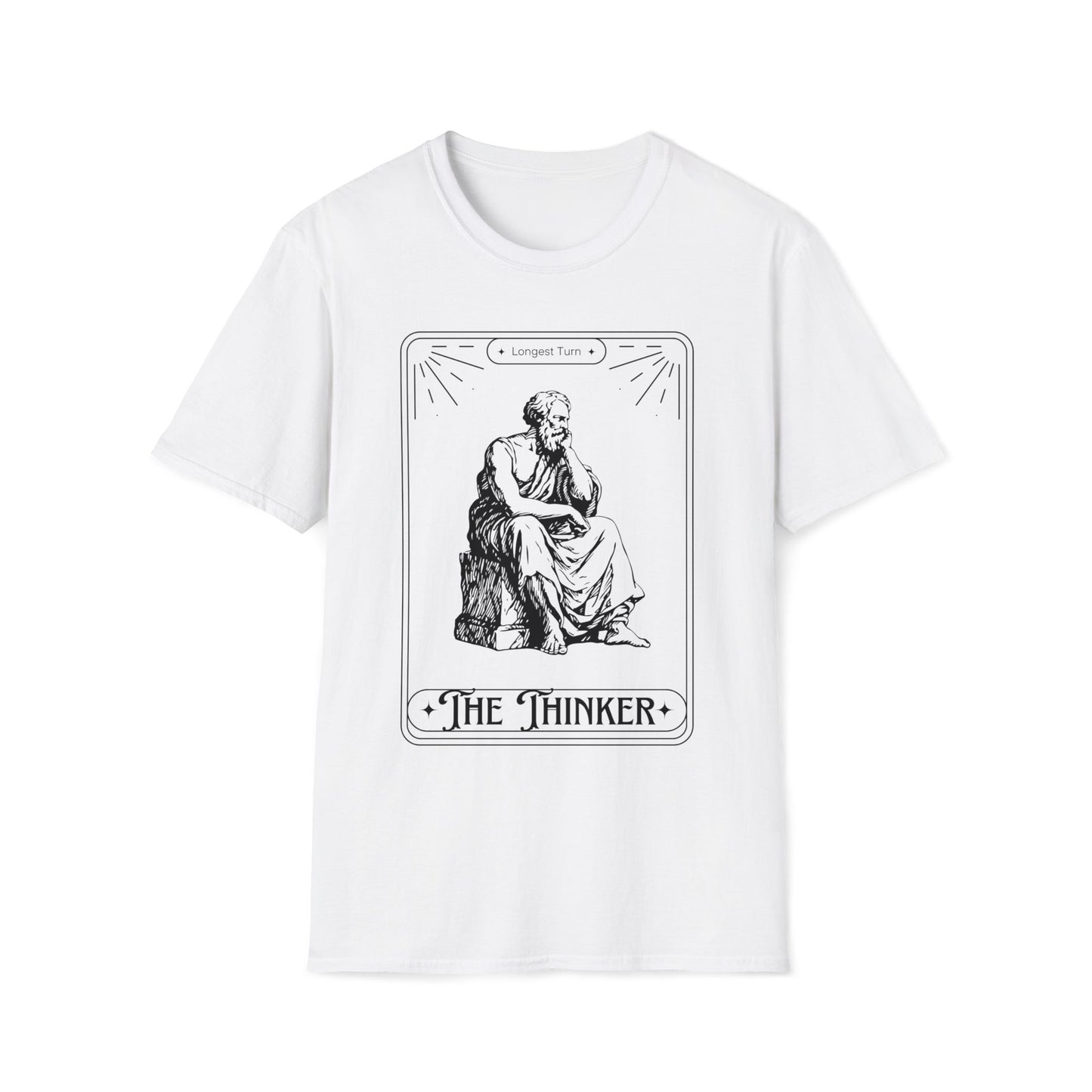 The Thinker | Longest Turn | Settlers of Catan Inspired T-Shirt | Dice and Thread | Unisex T-Shirt