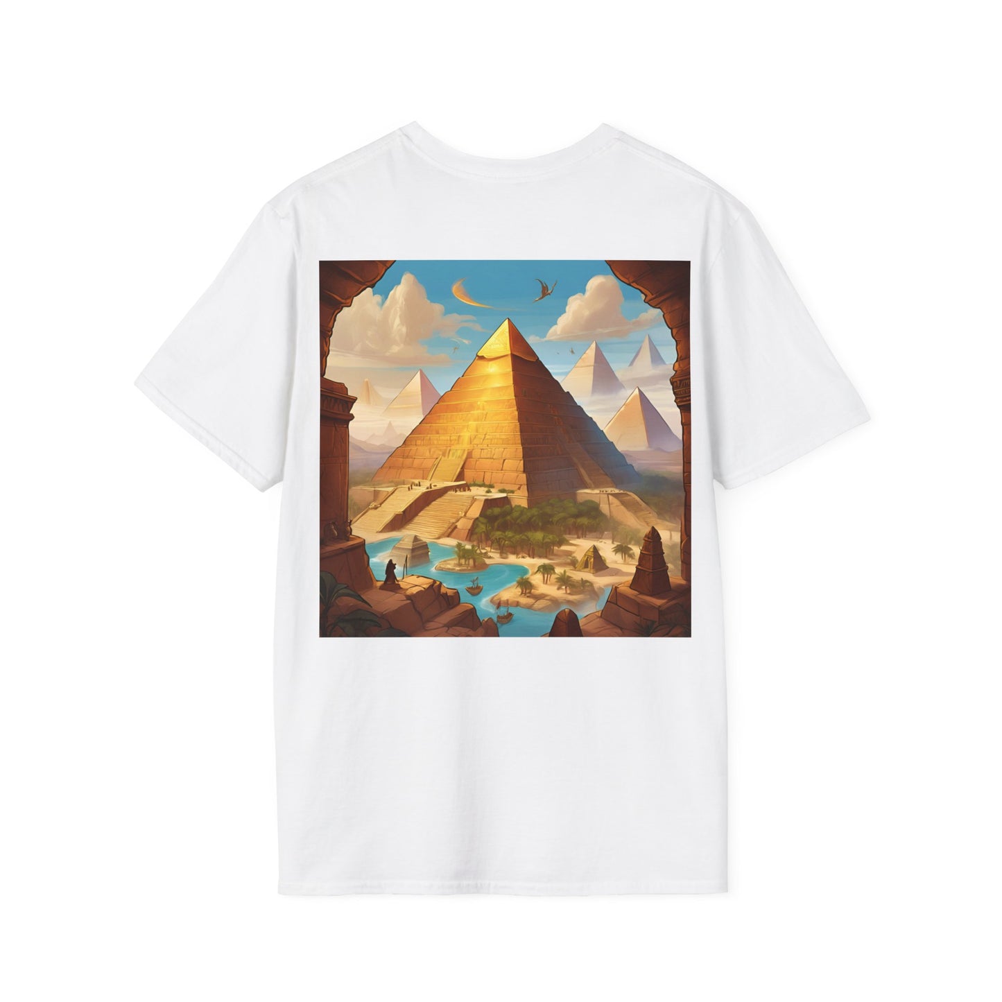 Special Edition | Seven Wonders Inspired Pyramid | Dice and Thread | Seven Wonders Retro T-Shirt