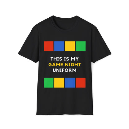 Game Night Uniform | Dice and Thread | Unisex Soft-Style T-Shirt