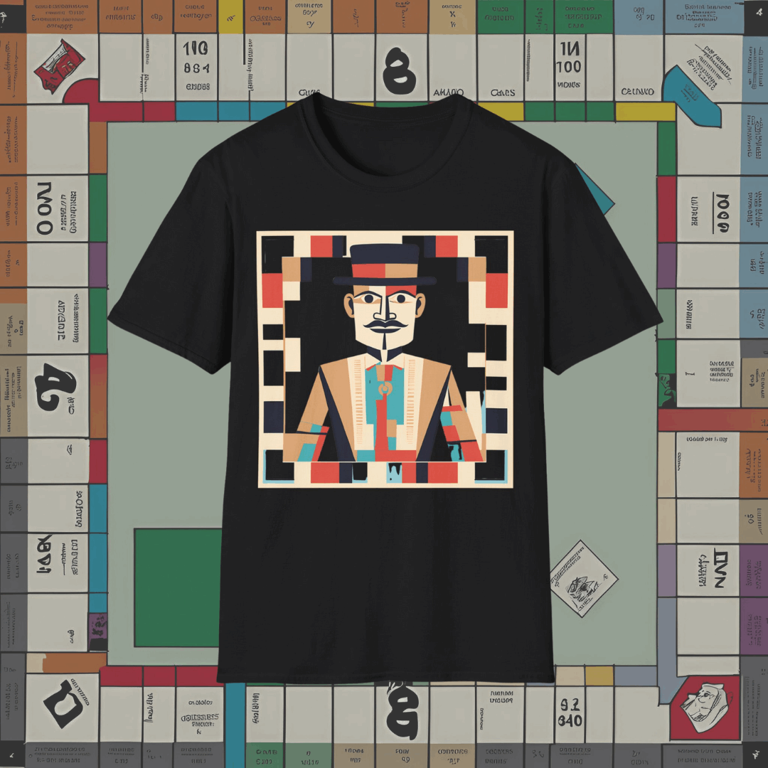 Monopoly Inspired Design | Dice and Thread | Unisex Soft-Style T-Shirt