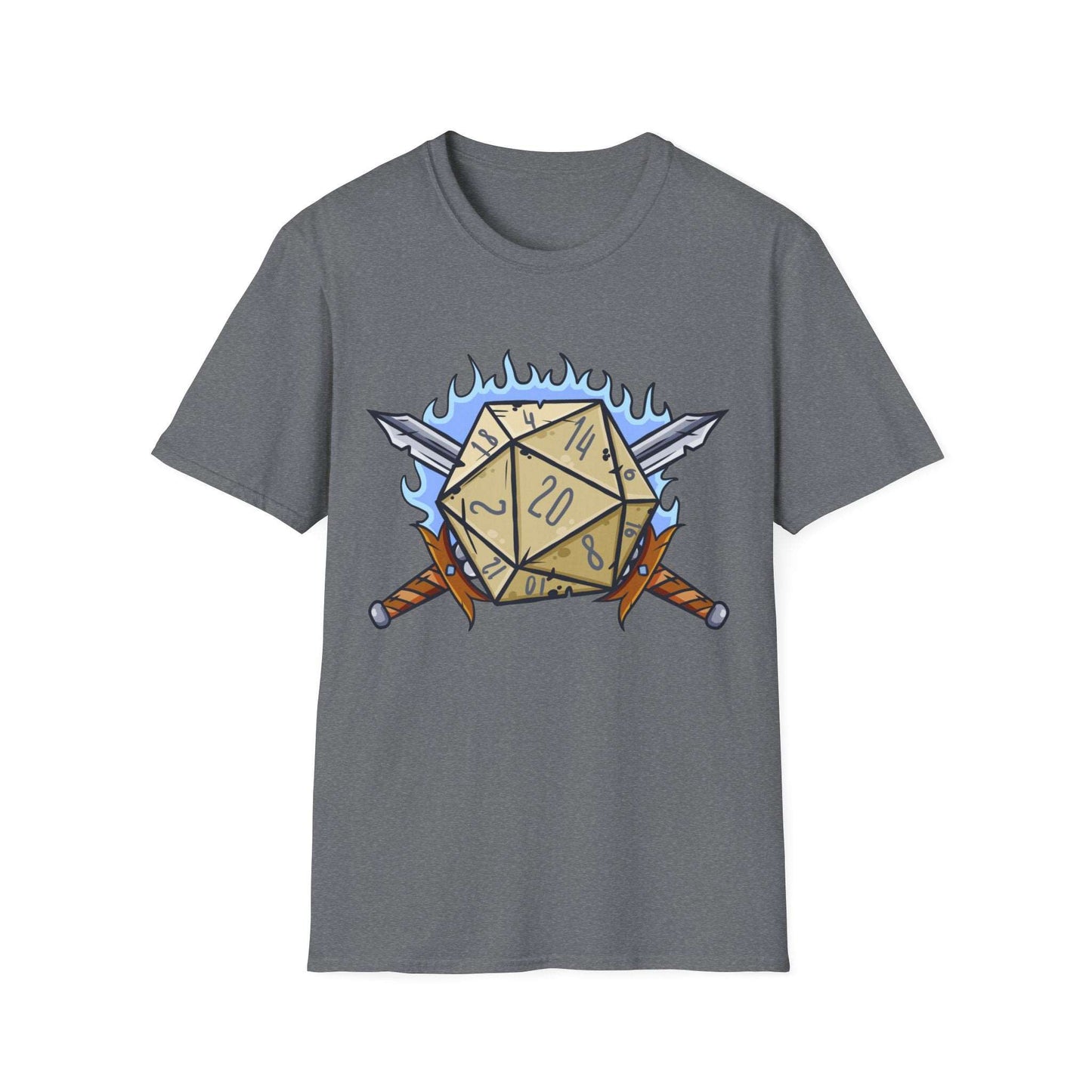 D20 Sword DnD  | Dice and Thread  | Unisex T-Shirt