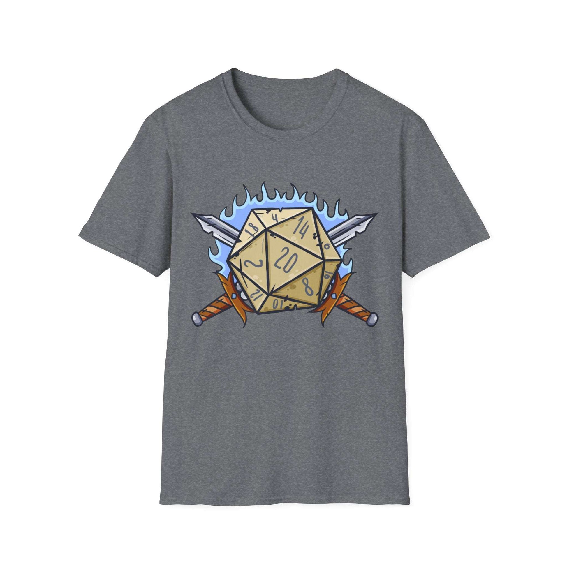 D20 Sword DnD  | Dice and Thread  | Unisex T-Shirt