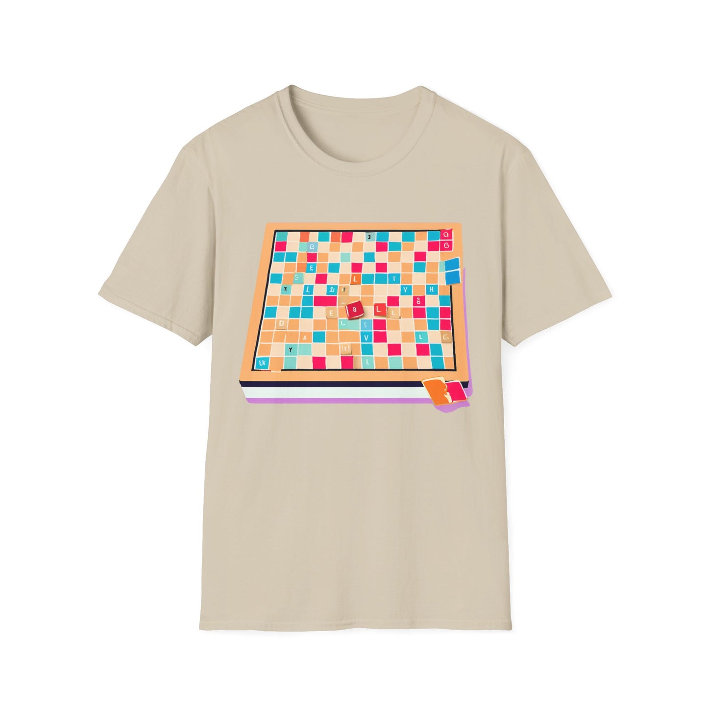 Scrabble Inspired | Dice and Thread | Printed Graphic T-Shirt Board Game