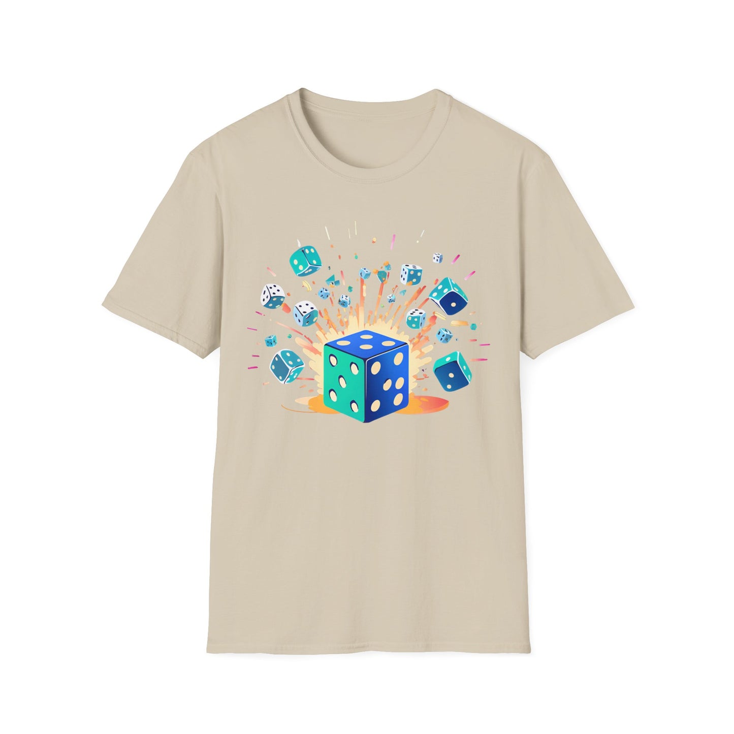 Retro Dice | Dice and Thread | Unisex Soft-Style T-Shirt