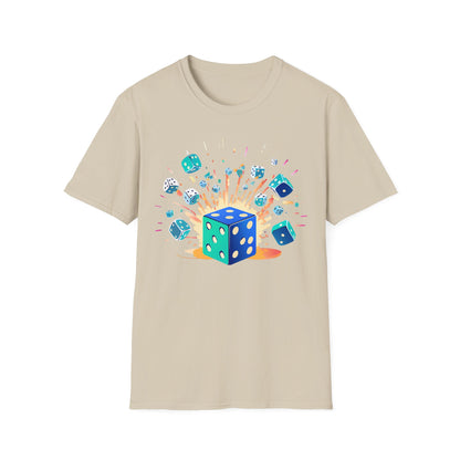 Retro Dice | Dice and Thread | Unisex Soft-Style T-Shirt