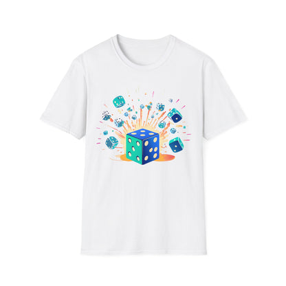 Retro Dice | Dice and Thread | Unisex Soft-Style T-Shirt