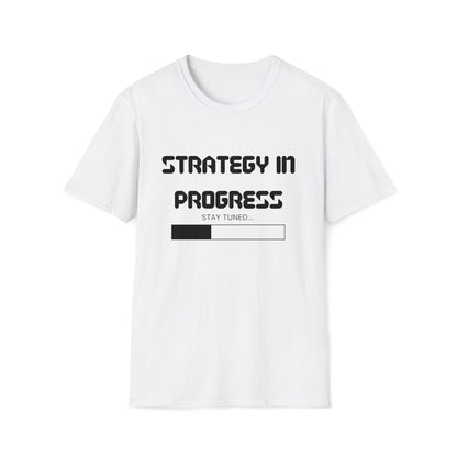 Strategy In Progress | Loading Design | Dice and Thread | Unisex T-Shirt | Board game T-Shirt