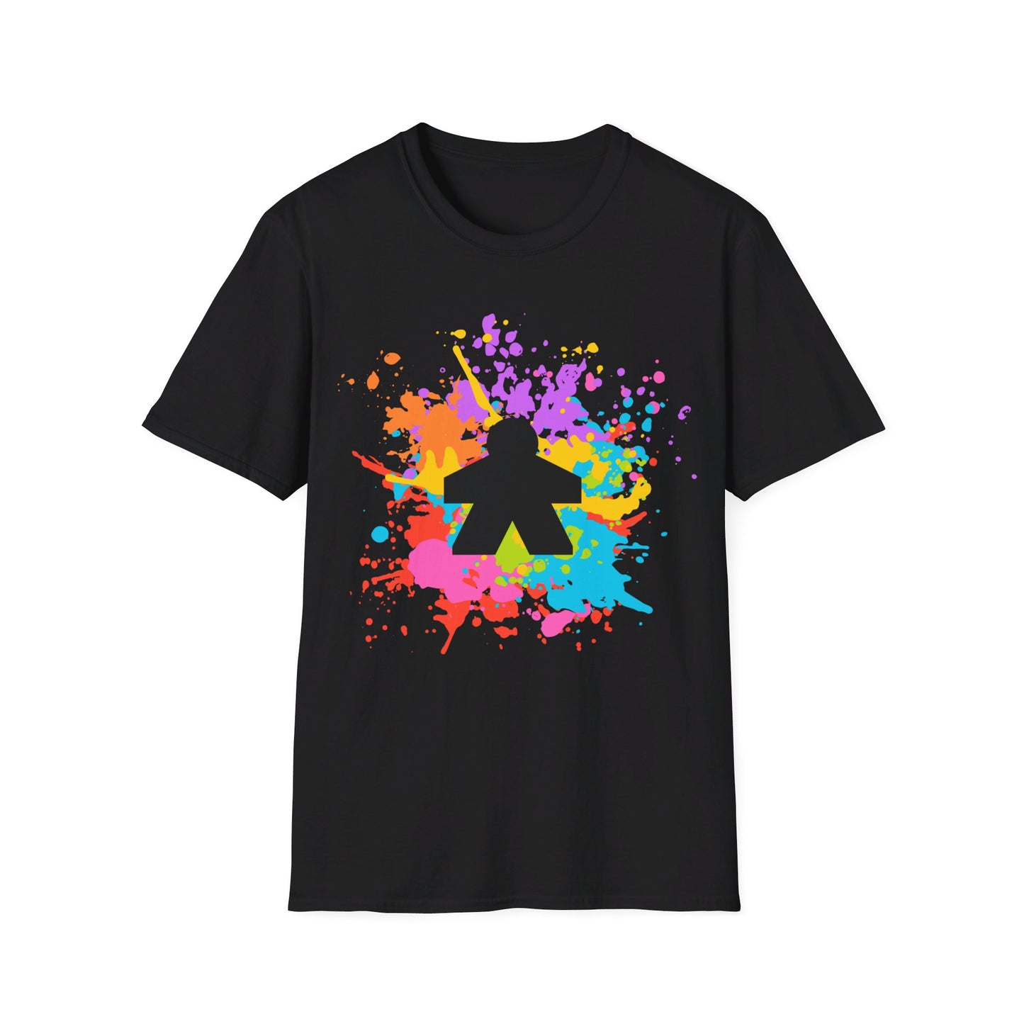 Paint Meeple | Dice and Thread | Printed Graphic T-Shirt Board Game