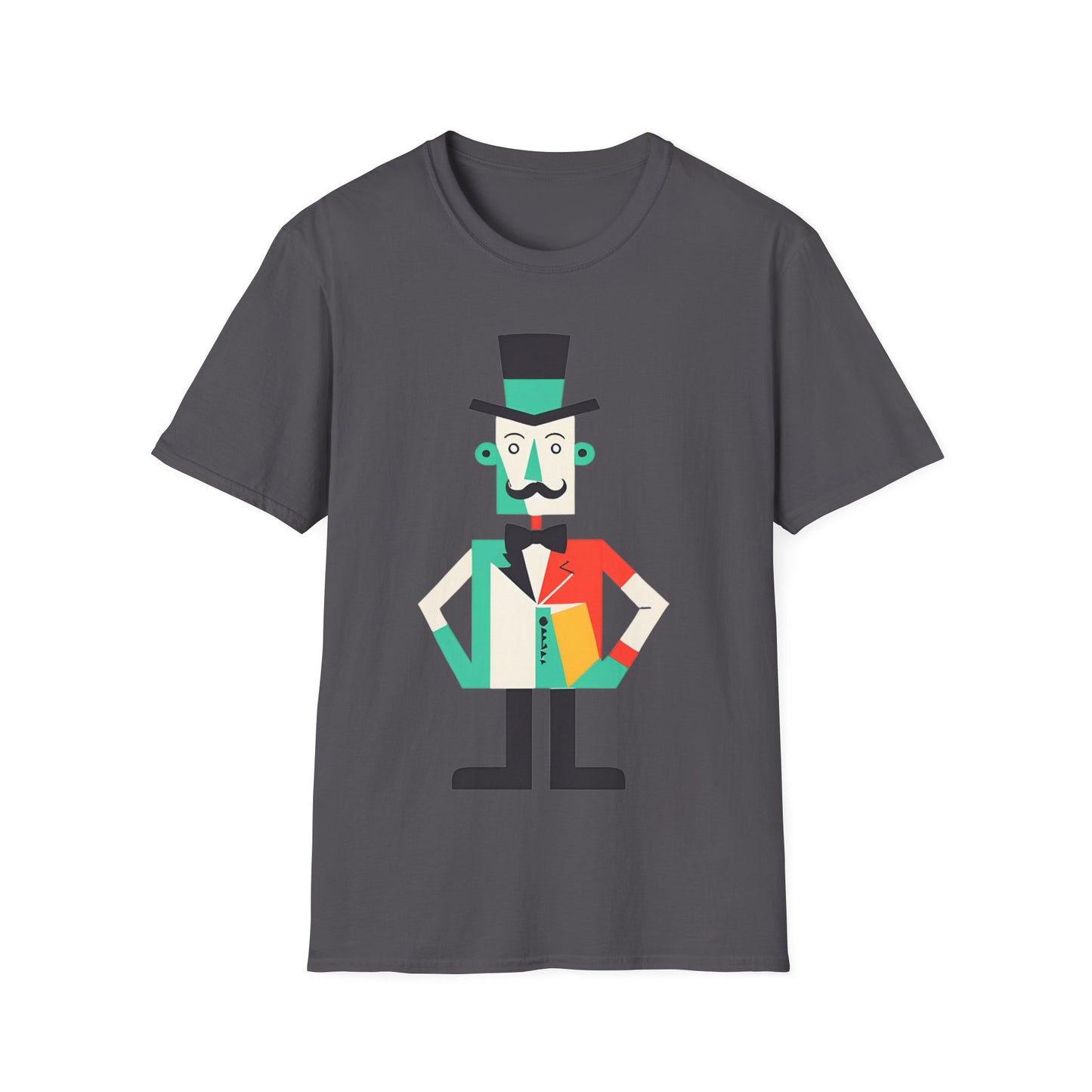 Monopoly Inspired Cubism design | Dice and Thread | Unisex Soft-Style T-Shirt