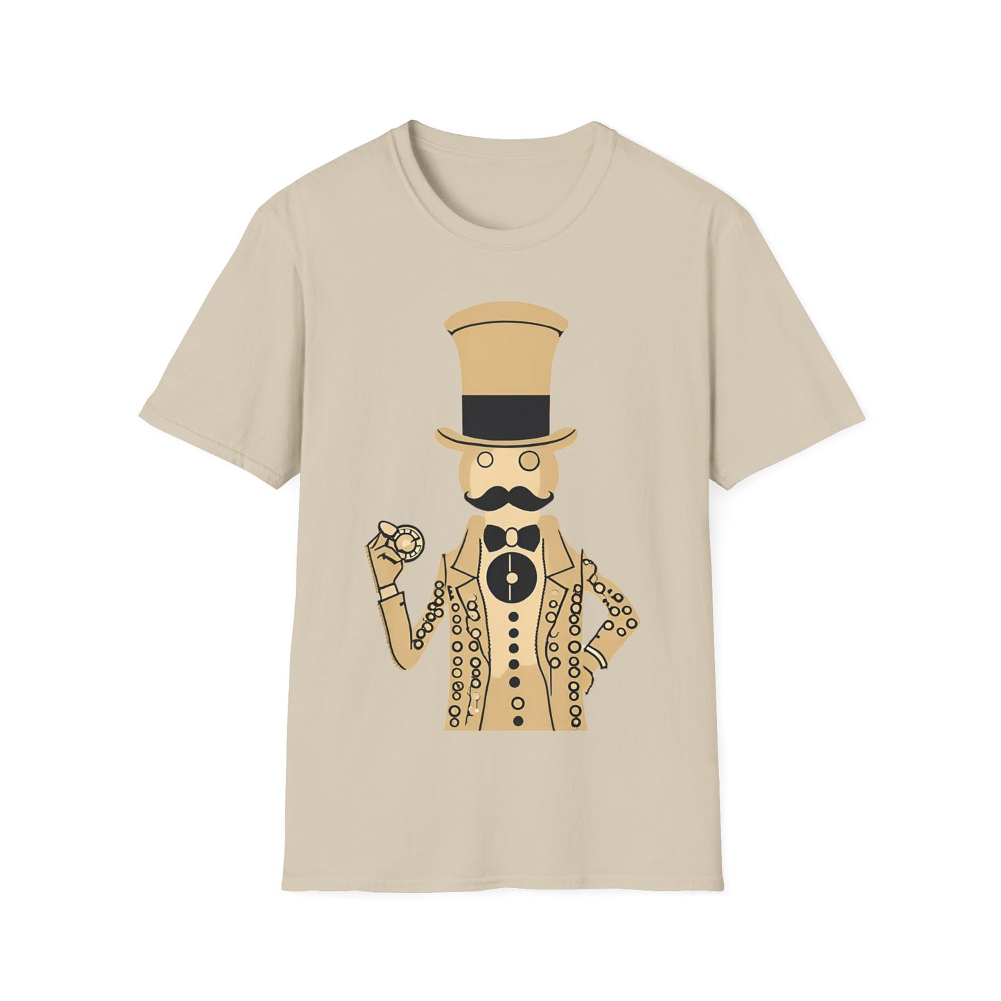 Monopoly Inspired Steampunk | Dice and Thread | Unisex Soft-Style T-Shirt