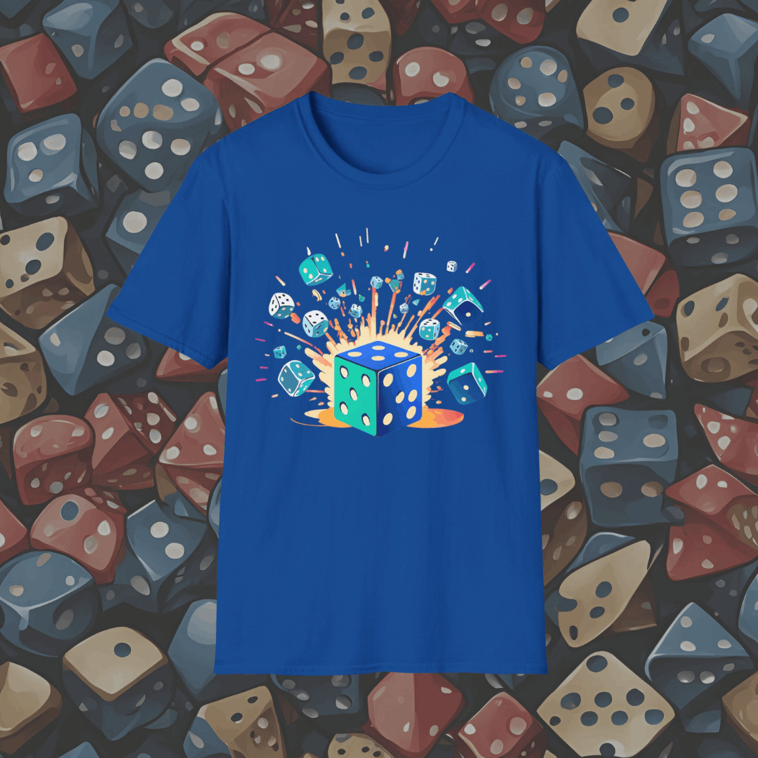 Retro Dice | Dice and Thread | Unisex Soft-Style T-Shirt