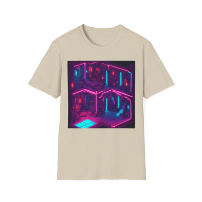 DnD | Dice and Thread | Retro Neon Vapourwave T-Shirt