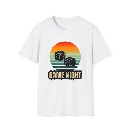 "Game Night" | Dice Design | Dice and Thread | Unisex Soft-Style T-Shirt