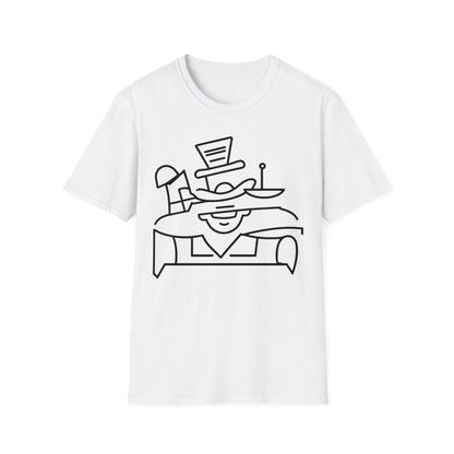 Abstract Monopoly Man Inspired | Dice and Thread | Printed Graphic T-Shirt Board Game