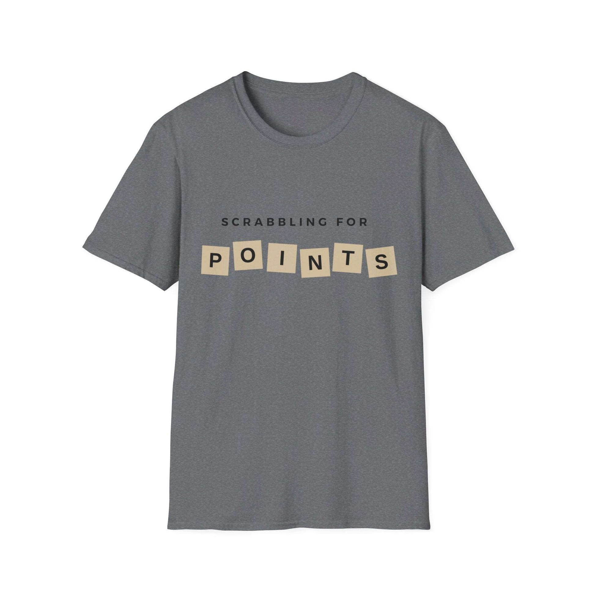 Scrabble | Dice and Thread | Printed Graphic T-Shirt Board Game