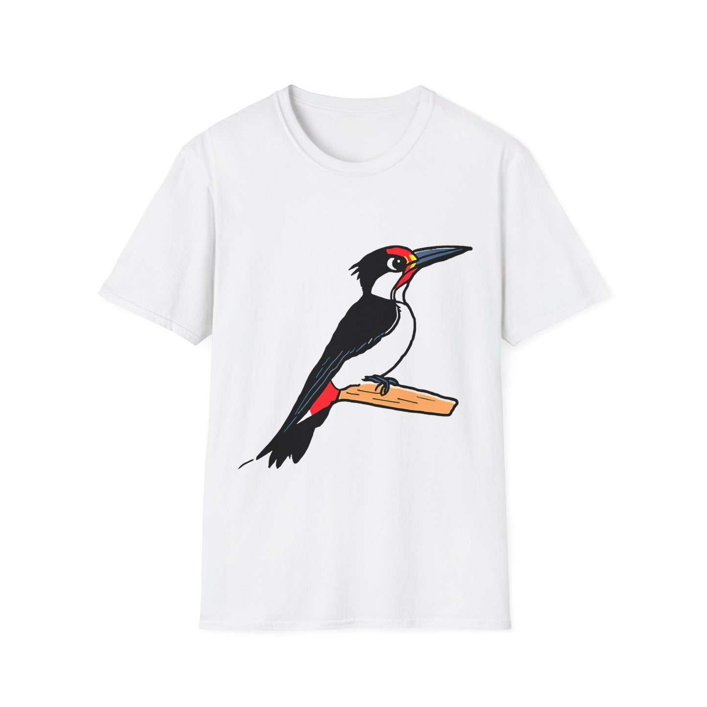 Wingspan Inspired Acorn Woodpecker | Dice and Thread | Printed Graphic T-Shirt Board Game