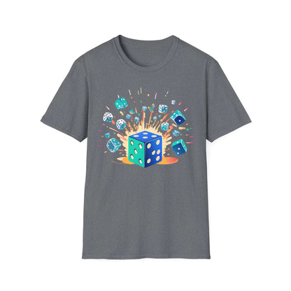 Retro Dice | Dice and Thread | Unisex Soft-Style T-Shirt