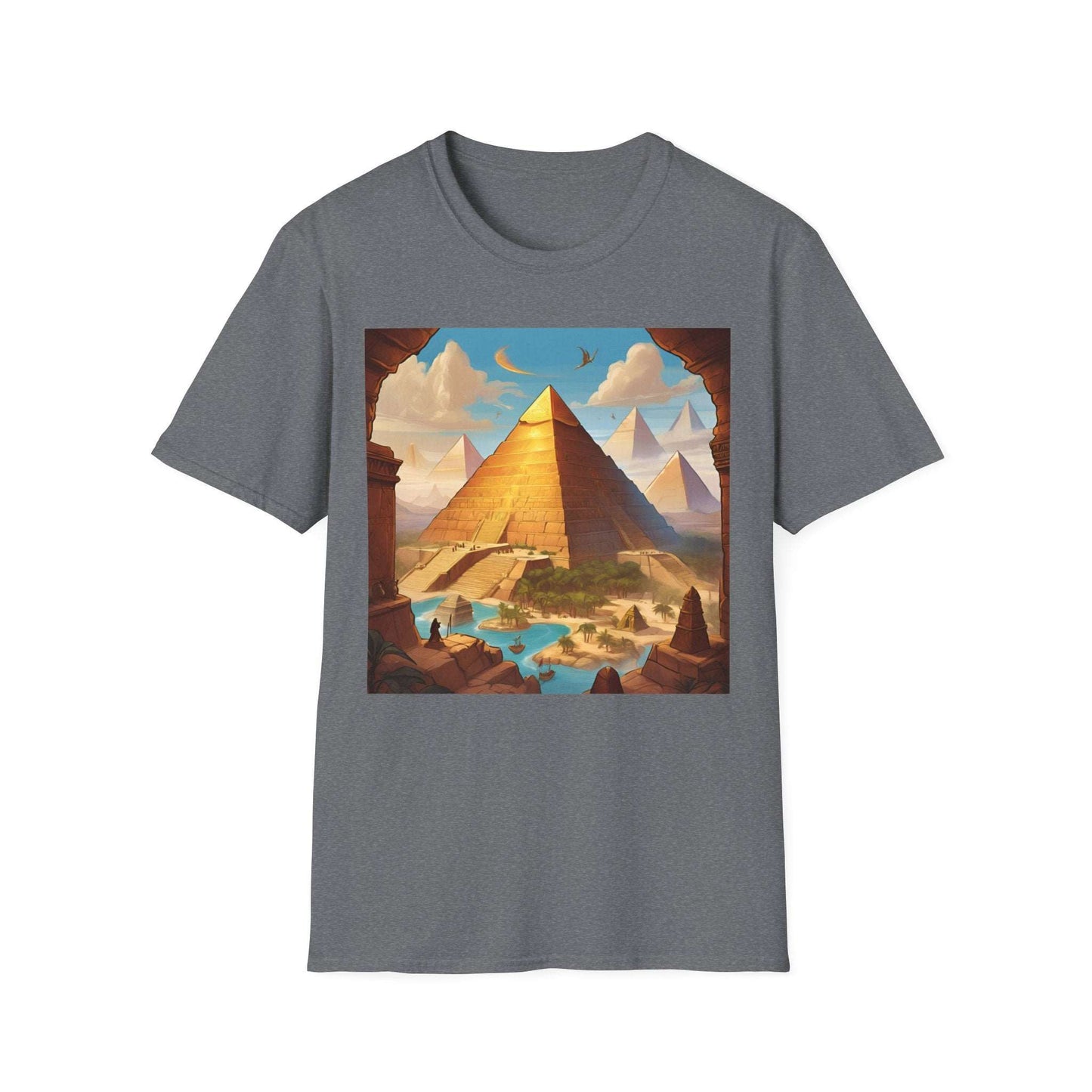 Seven Wonders Pyramid | Dice and Thread | Seven Wonders Retro T-Shirt