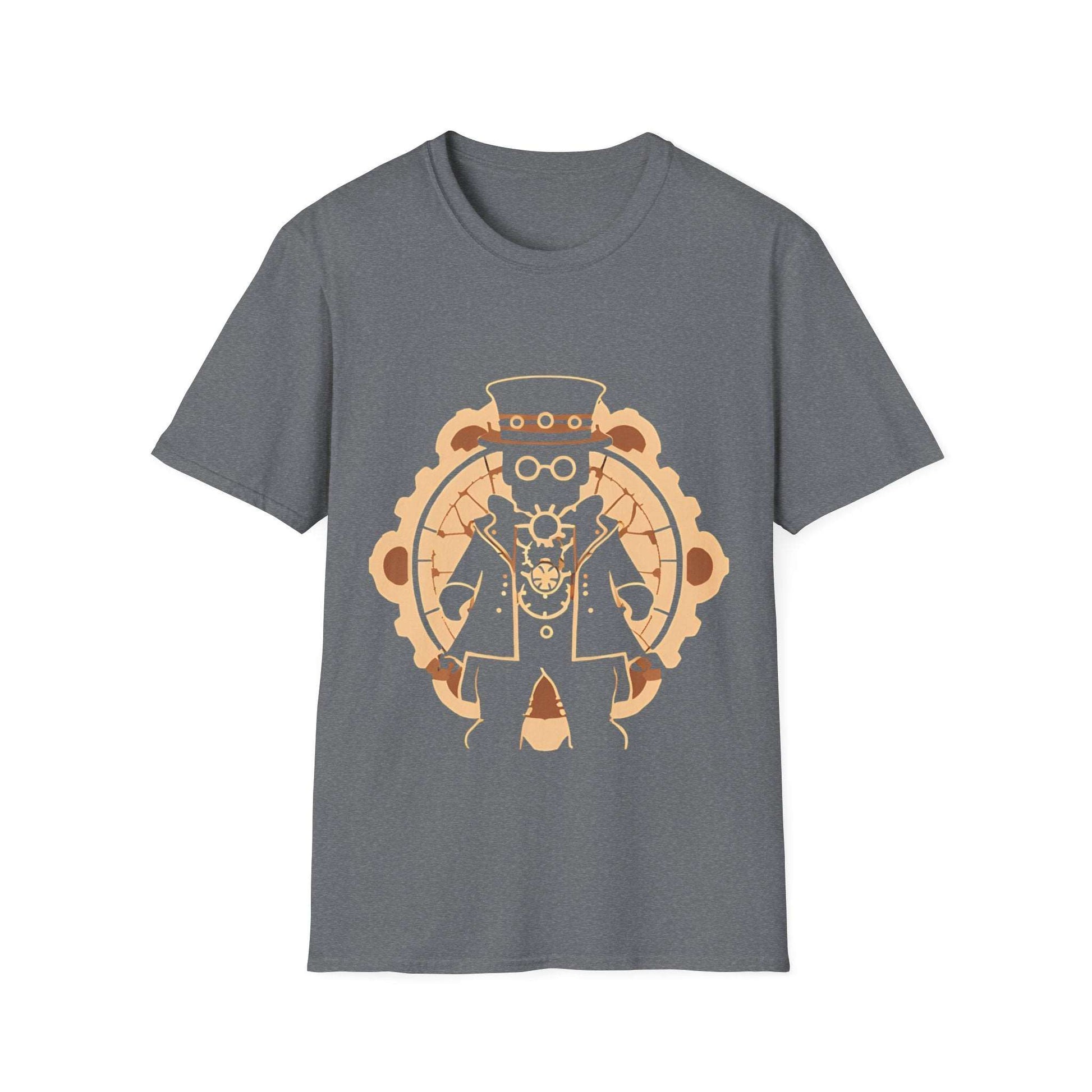 Steampunk Monopoly Board Game | Dice and Thread | Unisex Soft-Style T-Shirt