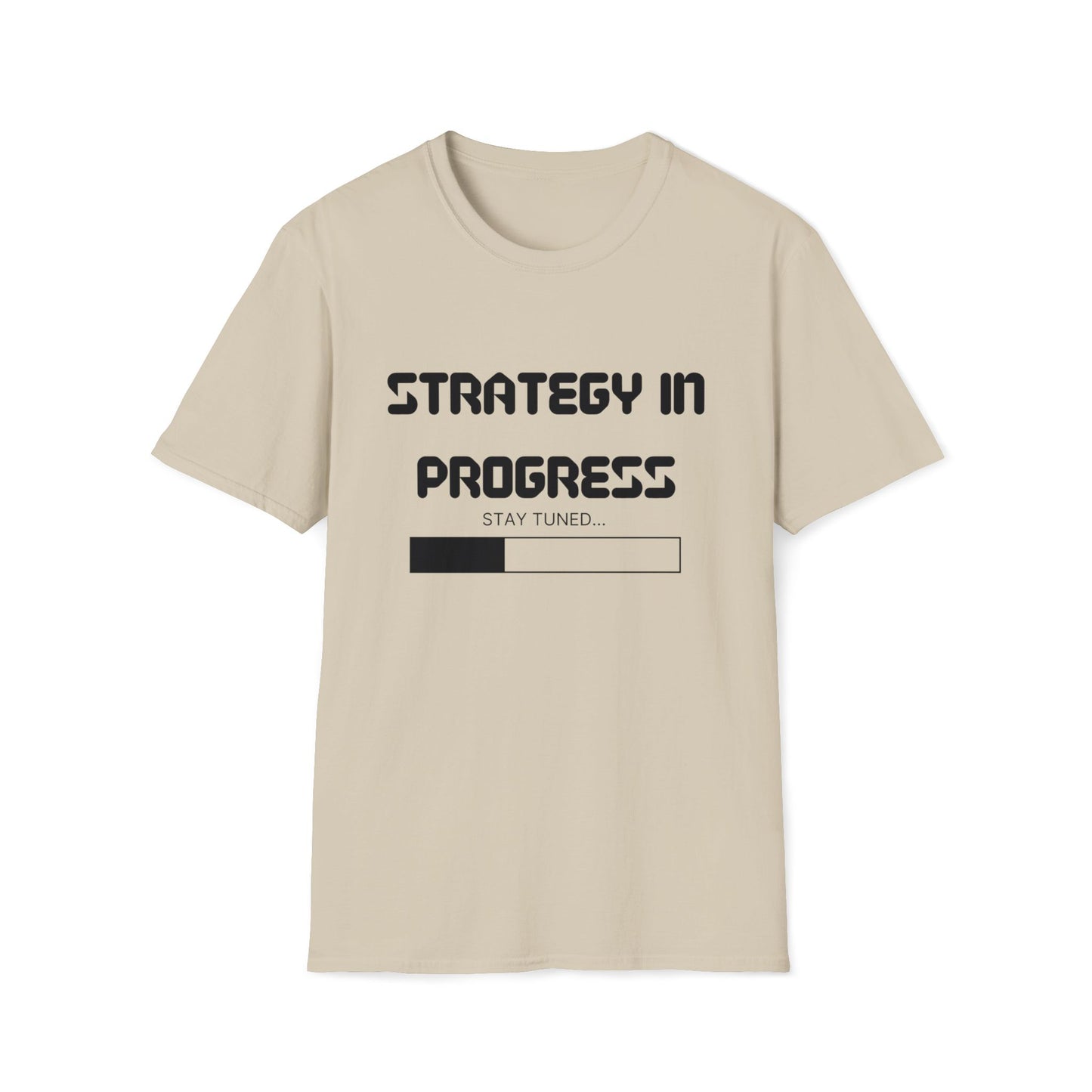 Strategy In Progress | Loading Design | Dice and Thread | Unisex T-Shirt | Board game T-Shirt