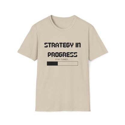 Strategy In Progress | Loading Design | Dice and Thread | Unisex T-Shirt | Board game T-Shirt