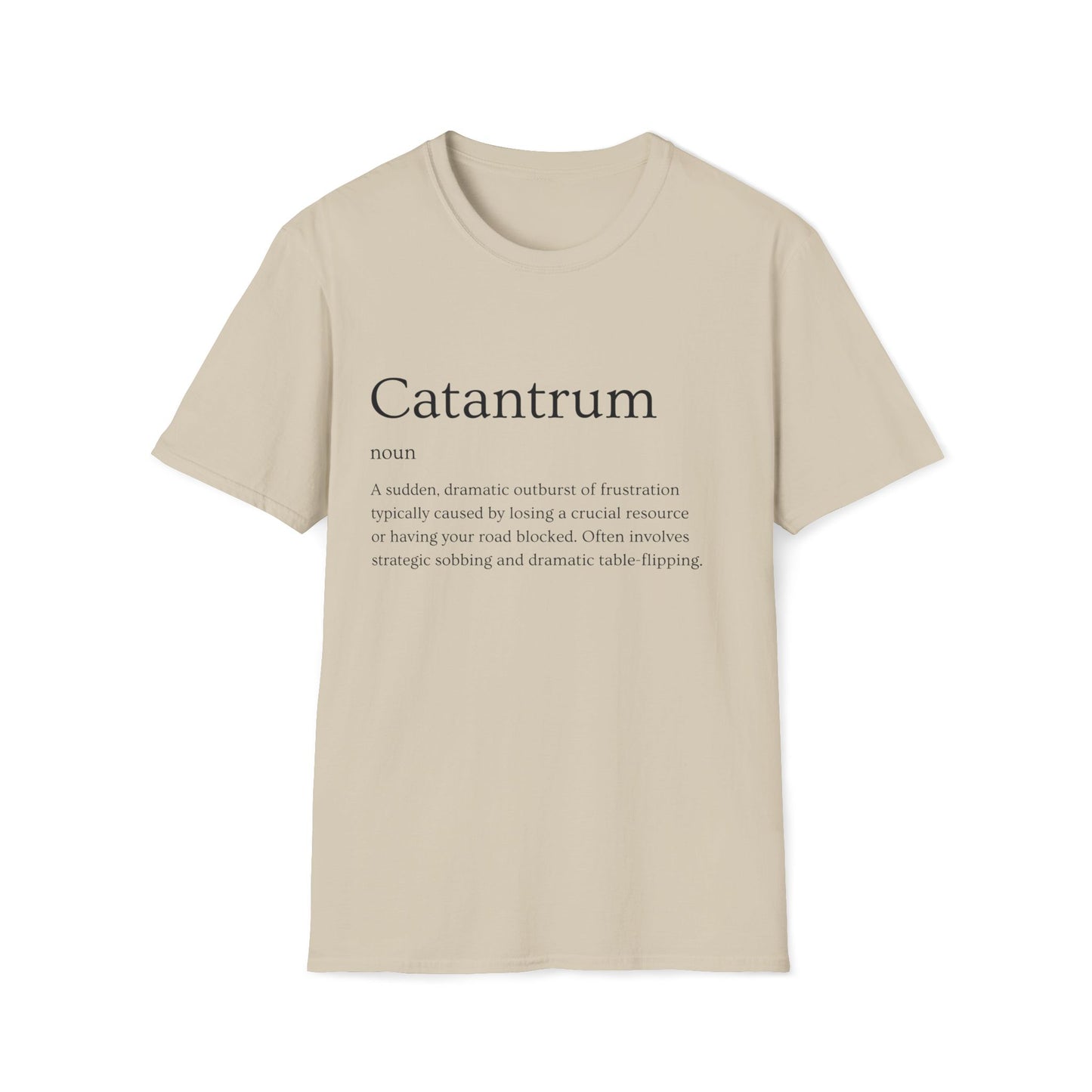 Catantrum | Settlers of Catan inspired Design | Dice and Thread | Unisex Soft-Style T-Shirt