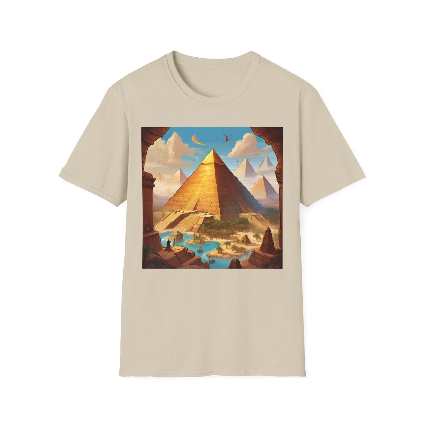 Seven Wonders Pyramid | Dice and Thread | Seven Wonders Retro T-Shirt