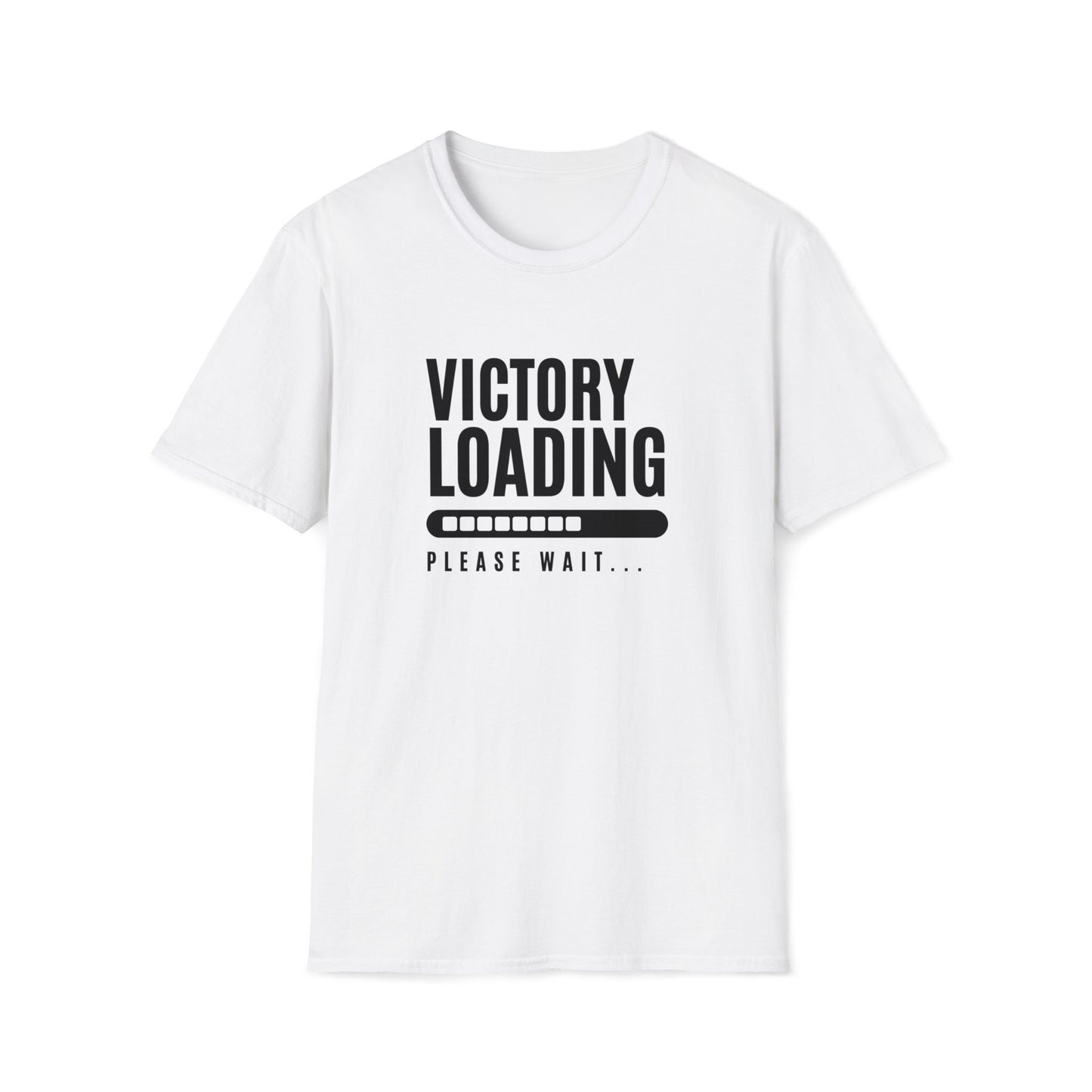 Victory Loading | Dice and Thread | Unisex Soft-Style T-Shirt