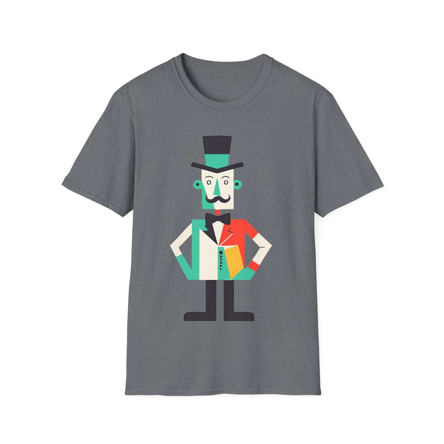 Monopoly Inspired Cubism design | Dice and Thread | Unisex Soft-Style T-Shirt