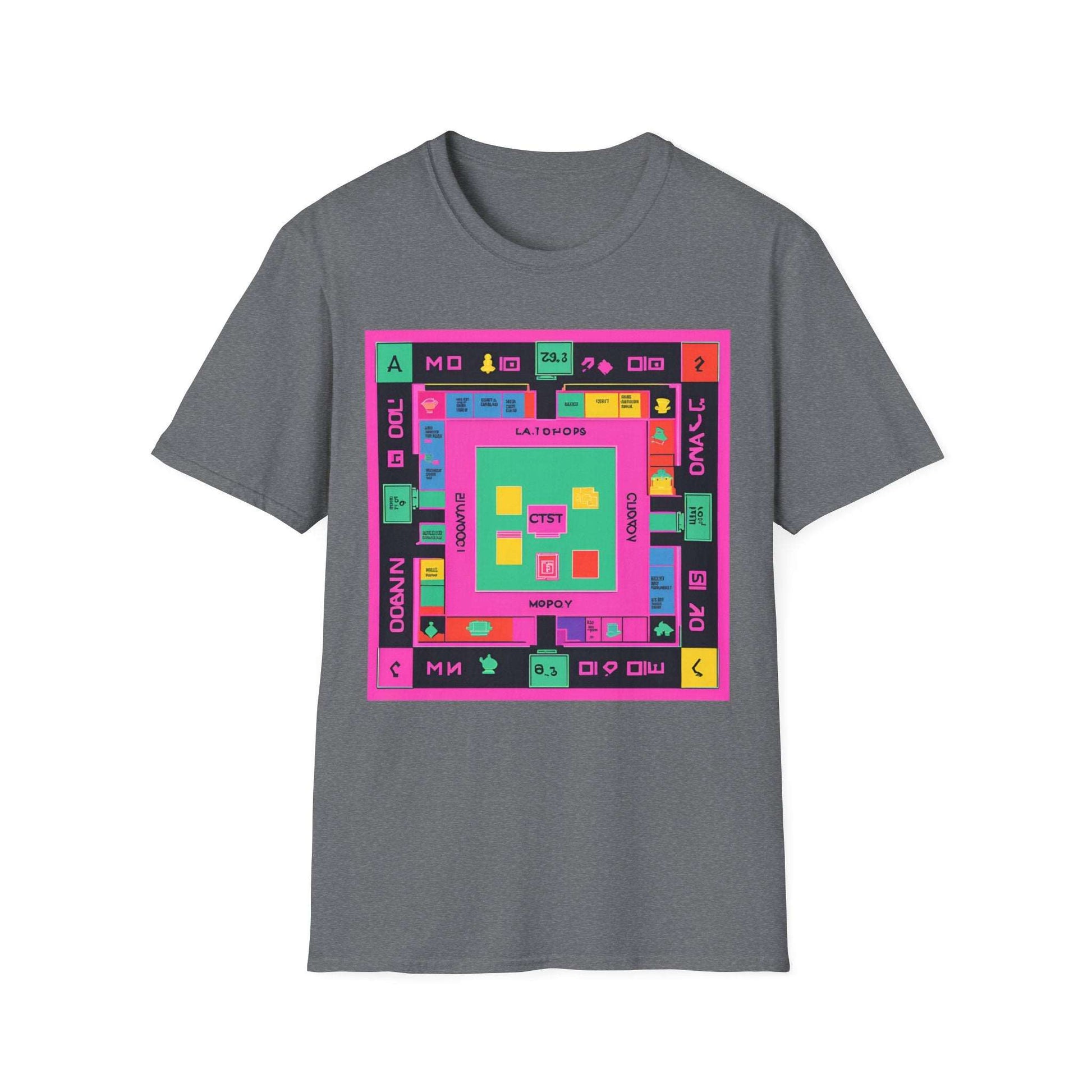 Monopoly Inspired | Dice and Thread | Printed Graphic T-Shirt Board Game