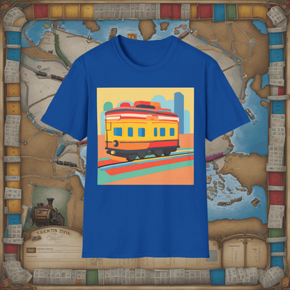 Ticket to ride Inspired | Dice and Thread | Printed Graphic T-Shirt Board Game