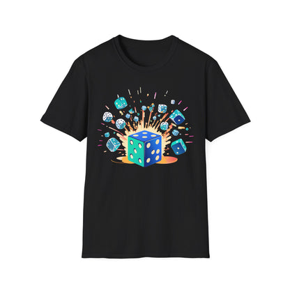 Retro Dice | Dice and Thread | Unisex Soft-Style T-Shirt