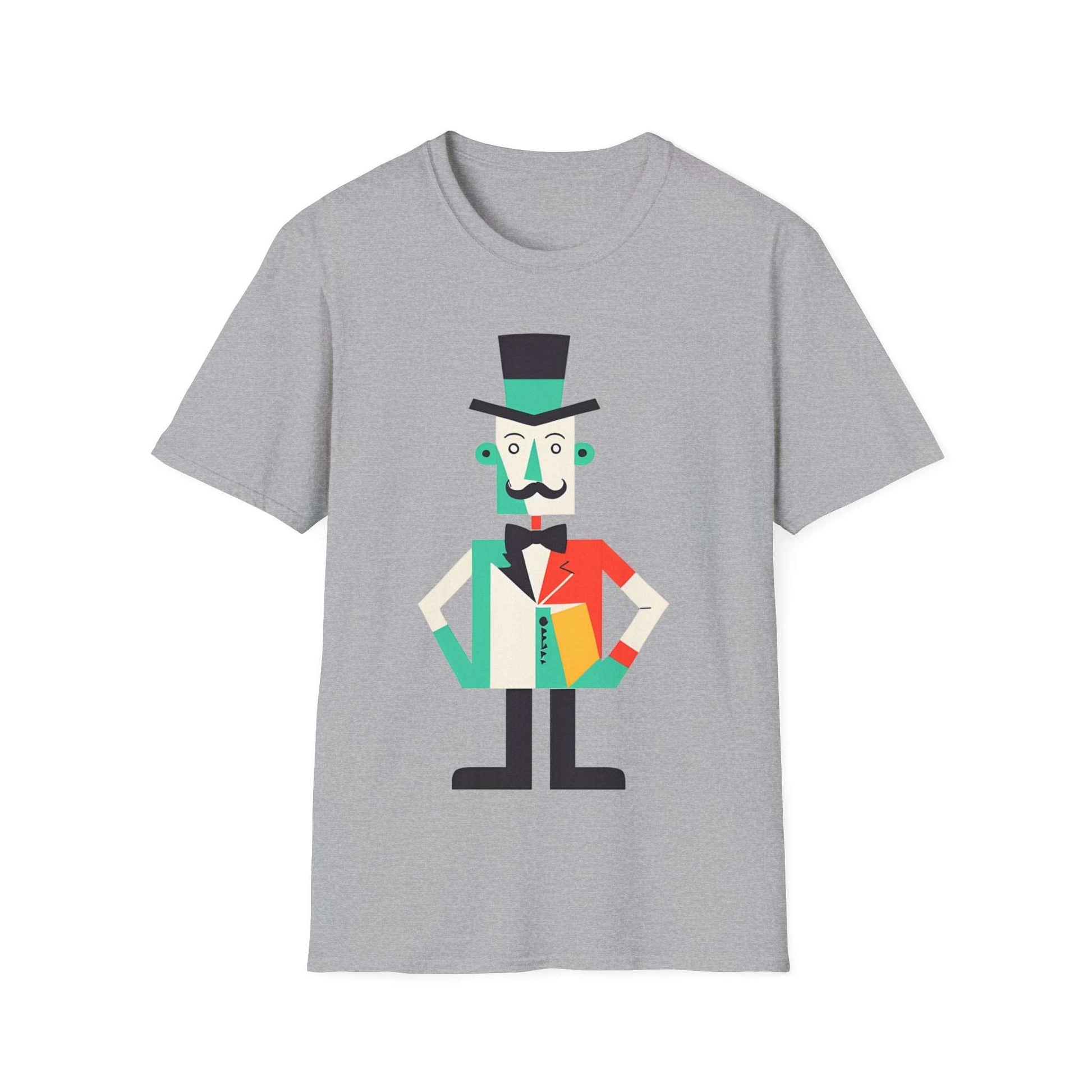 Monopoly Inspired Cubism design | Dice and Thread | Unisex Soft-Style T-Shirt