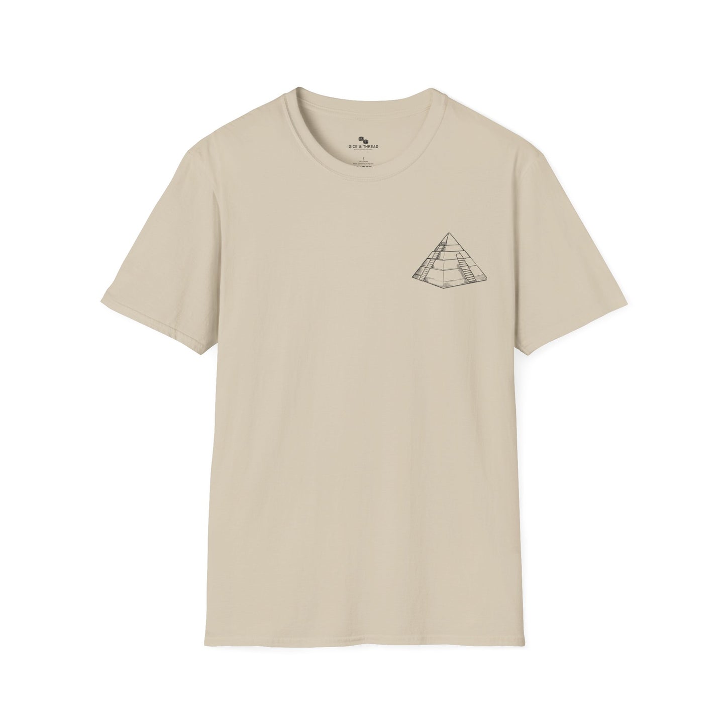 Special Edition | Seven Wonders Inspired Pyramid | Dice and Thread | Seven Wonders Retro T-Shirt