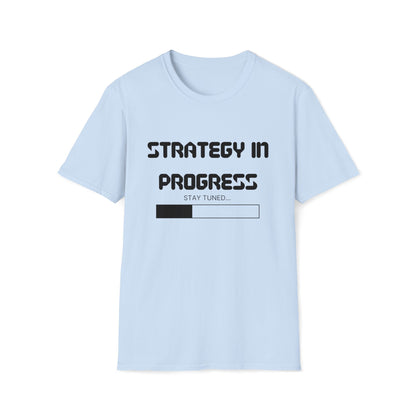 Strategy In Progress | Loading Design | Dice and Thread | Unisex T-Shirt | Board game T-Shirt