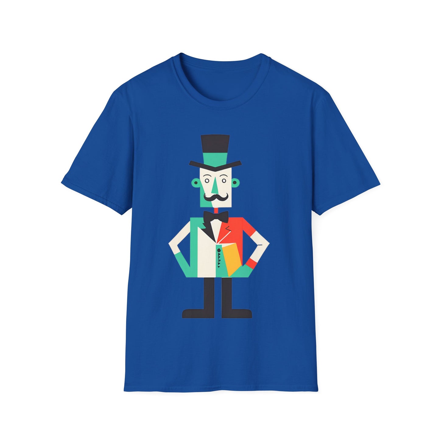 Monopoly Inspired Cubism design | Dice and Thread | Unisex Soft-Style T-Shirt