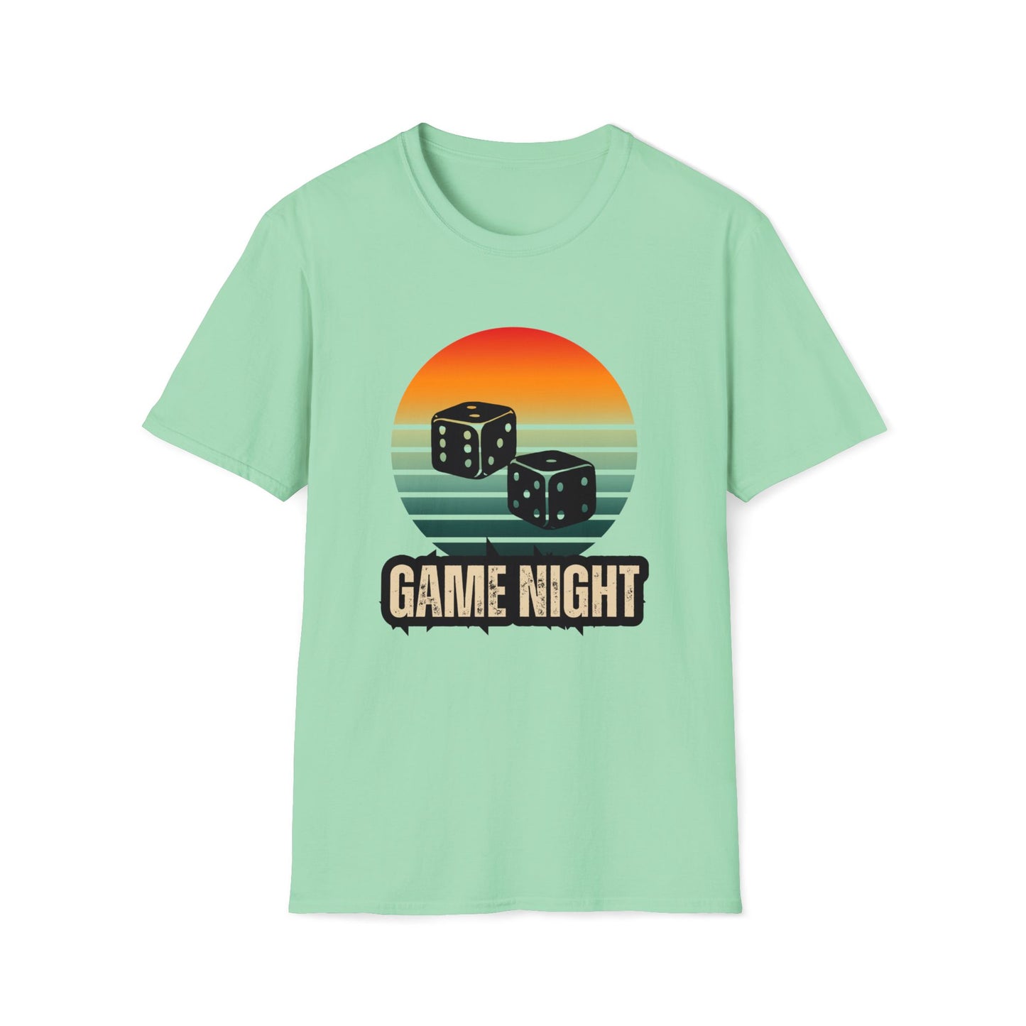 "Game Night" | Dice Design | Dice and Thread | Unisex Soft-Style T-Shirt