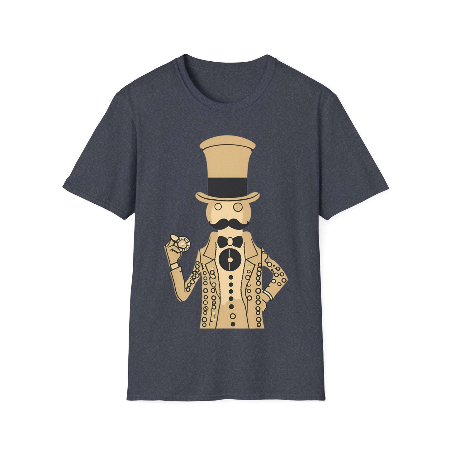 Monopoly Inspired Steampunk | Dice and Thread | Unisex Soft-Style T-Shirt