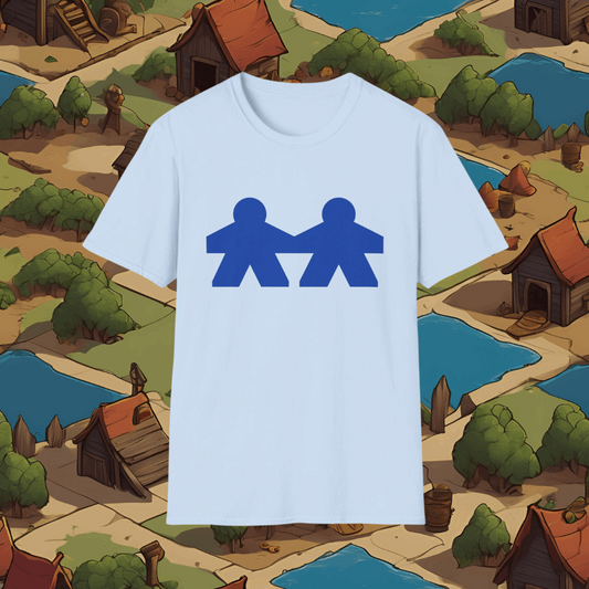 His and His Meeple | Dice and Thread | Couple T-Shirt Board Game