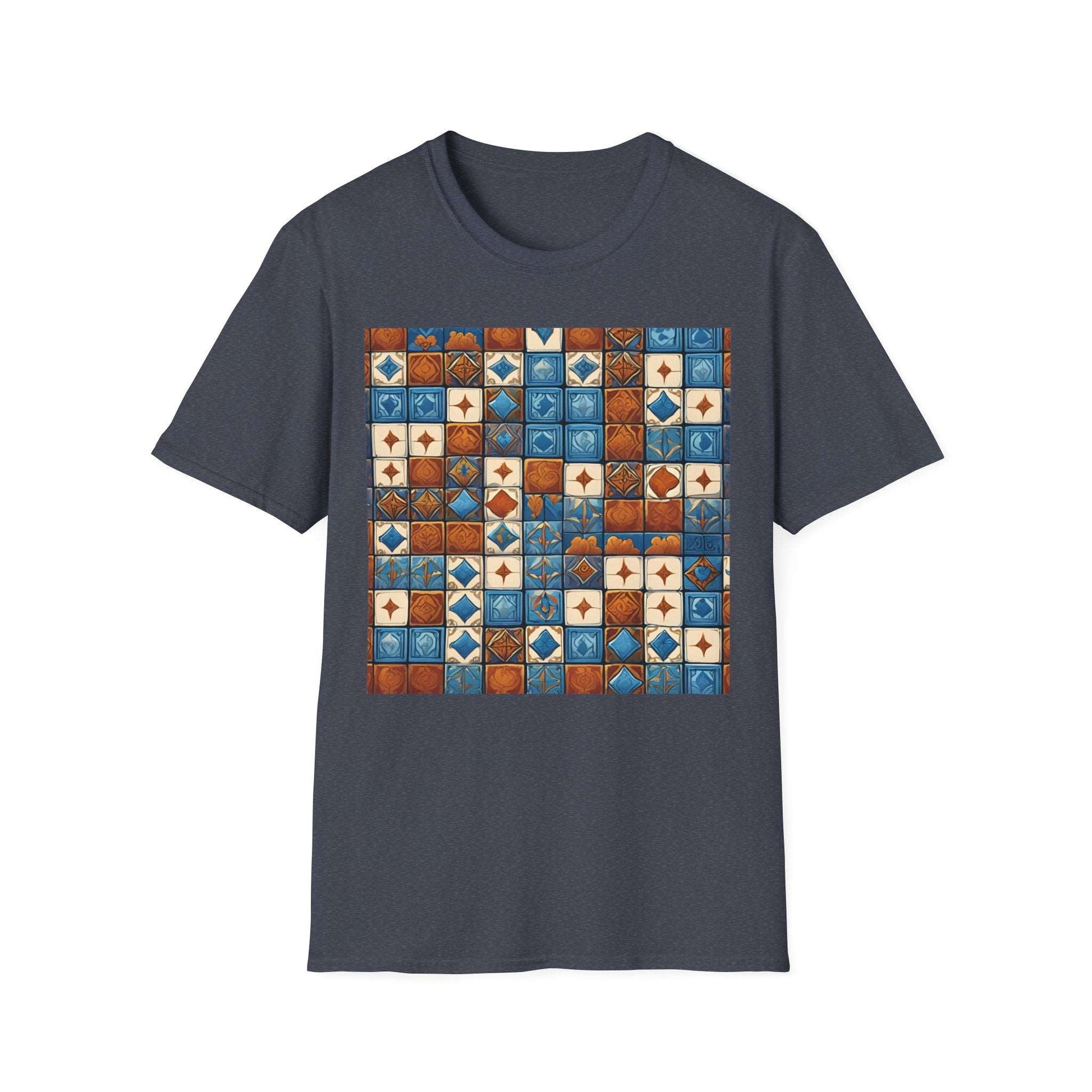 Azul Inspired | Dice and Thread | Pattern Retro T-Shirt