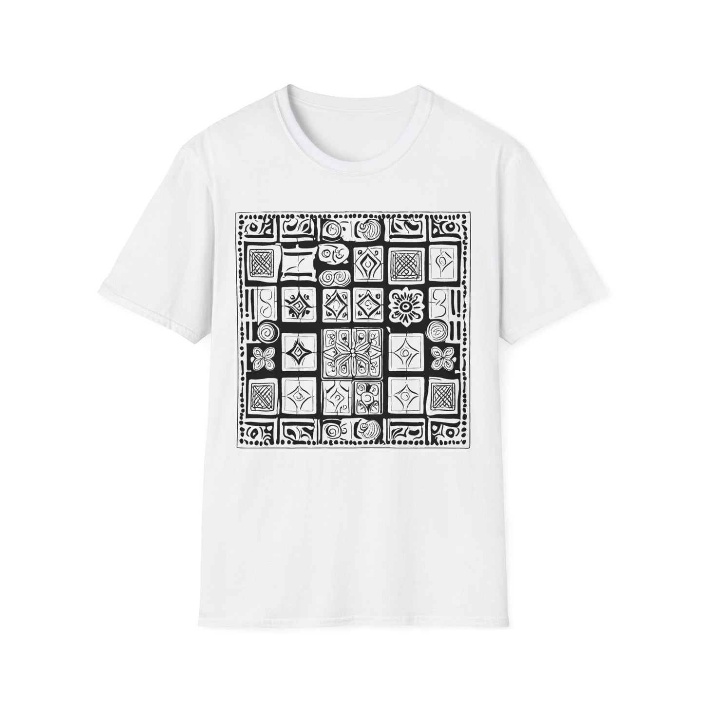 Azul Inspired | Dice and Thread | Printed Graphic T-Shirt Board Game