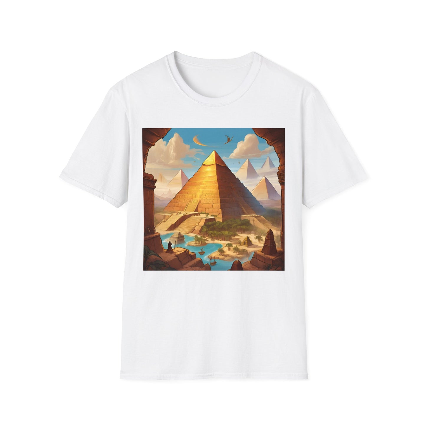 Seven Wonders Pyramid | Dice and Thread | Seven Wonders Retro T-Shirt