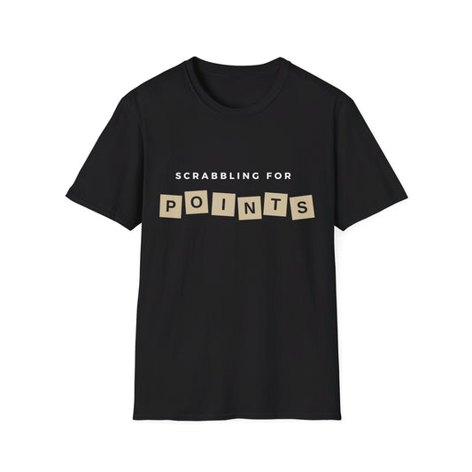 Scrabble | Dice and Thread | Printed Graphic T-Shirt Board Game