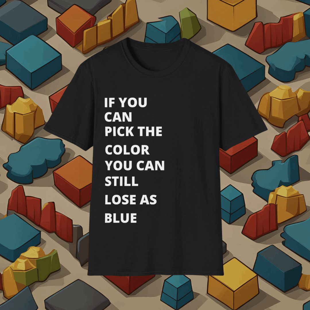 Pick the Colour | Dice and Thread | Printed Graphic T-Shirt Board Game