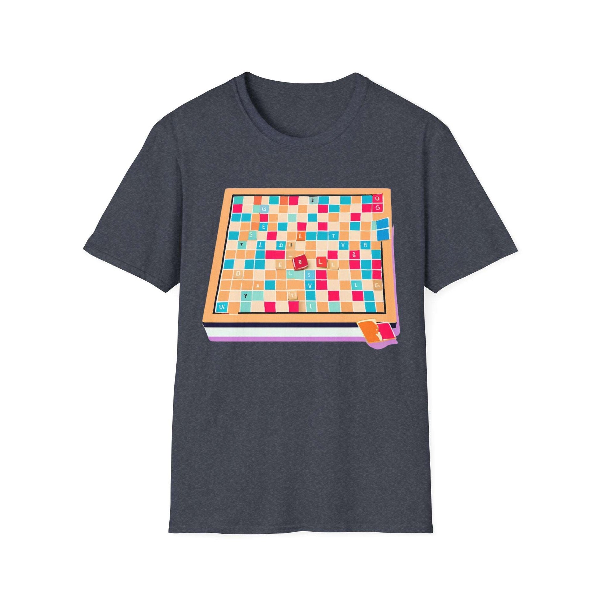 Scrabble Inspired | Dice and Thread | Printed Graphic T-Shirt Board Game