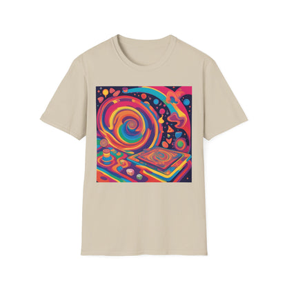 Retro Colourful Board Game t-shirt | Dice and Thread  | Unisex T-Shirt